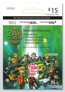 Nintendo eShop Card 15£ Zelda Link